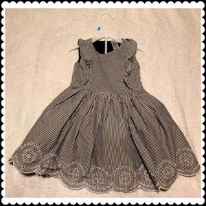 Carter’s 2 piece Dress and Panty Set 18 months Navy & white